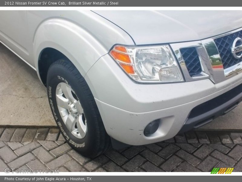Brilliant Silver Metallic / Steel 2012 Nissan Frontier SV Crew Cab