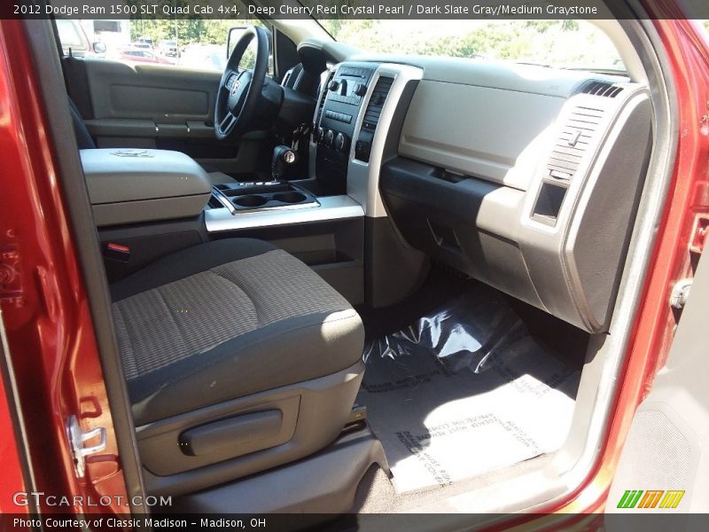 Deep Cherry Red Crystal Pearl / Dark Slate Gray/Medium Graystone 2012 Dodge Ram 1500 SLT Quad Cab 4x4