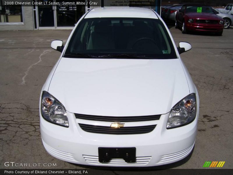Summit White / Gray 2008 Chevrolet Cobalt LT Sedan