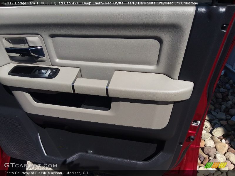 Deep Cherry Red Crystal Pearl / Dark Slate Gray/Medium Graystone 2012 Dodge Ram 1500 SLT Quad Cab 4x4
