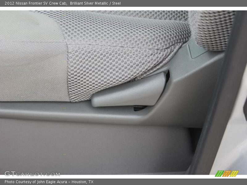 Brilliant Silver Metallic / Steel 2012 Nissan Frontier SV Crew Cab