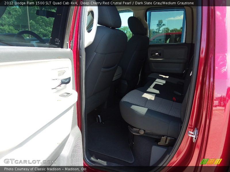 Deep Cherry Red Crystal Pearl / Dark Slate Gray/Medium Graystone 2012 Dodge Ram 1500 SLT Quad Cab 4x4