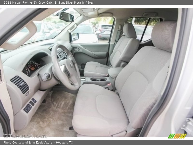 Brilliant Silver Metallic / Steel 2012 Nissan Frontier SV Crew Cab