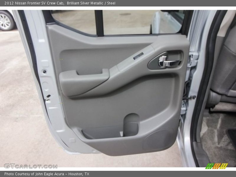 Brilliant Silver Metallic / Steel 2012 Nissan Frontier SV Crew Cab