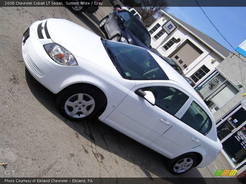 Summit White / Gray 2008 Chevrolet Cobalt LT Sedan