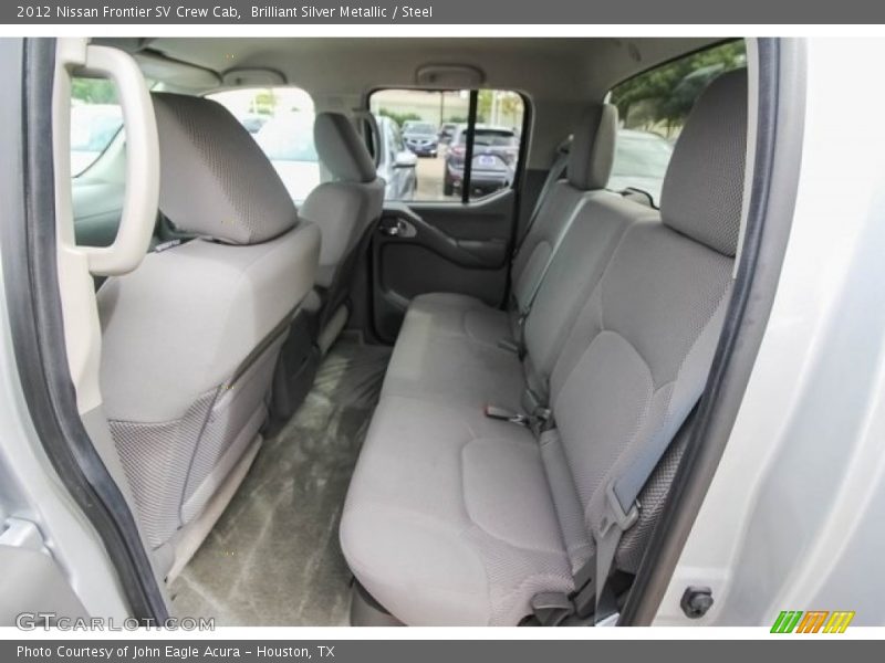 Brilliant Silver Metallic / Steel 2012 Nissan Frontier SV Crew Cab