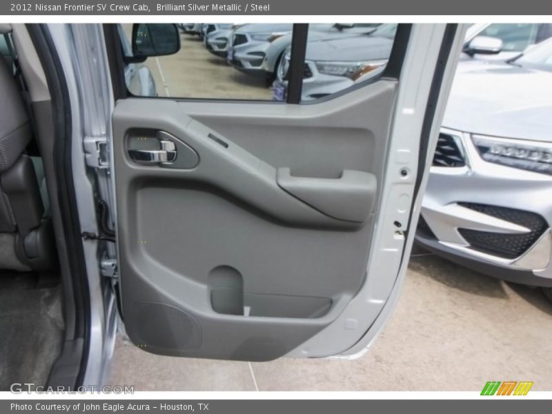 Brilliant Silver Metallic / Steel 2012 Nissan Frontier SV Crew Cab