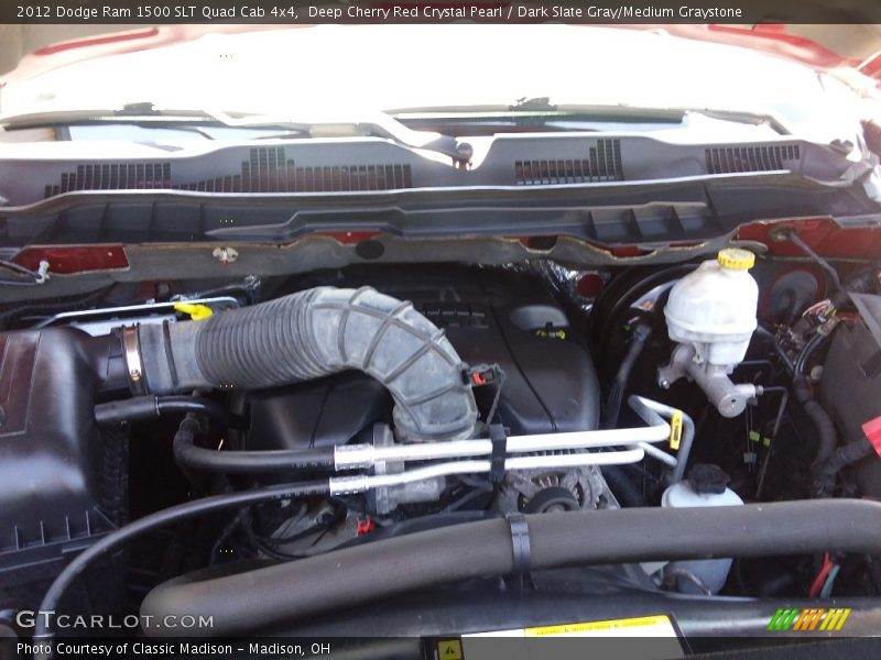Deep Cherry Red Crystal Pearl / Dark Slate Gray/Medium Graystone 2012 Dodge Ram 1500 SLT Quad Cab 4x4