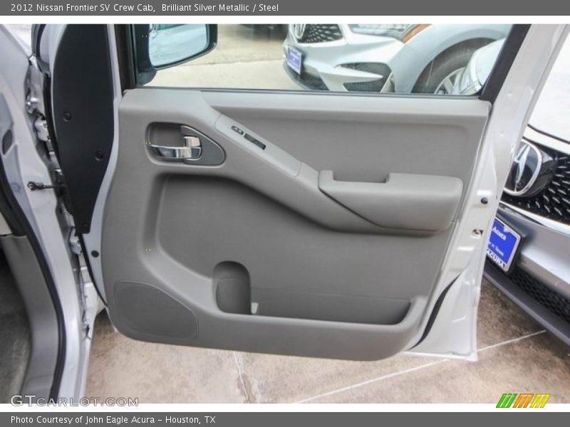 Brilliant Silver Metallic / Steel 2012 Nissan Frontier SV Crew Cab