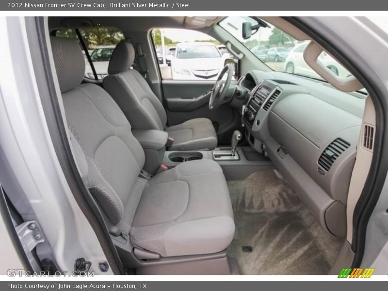Brilliant Silver Metallic / Steel 2012 Nissan Frontier SV Crew Cab