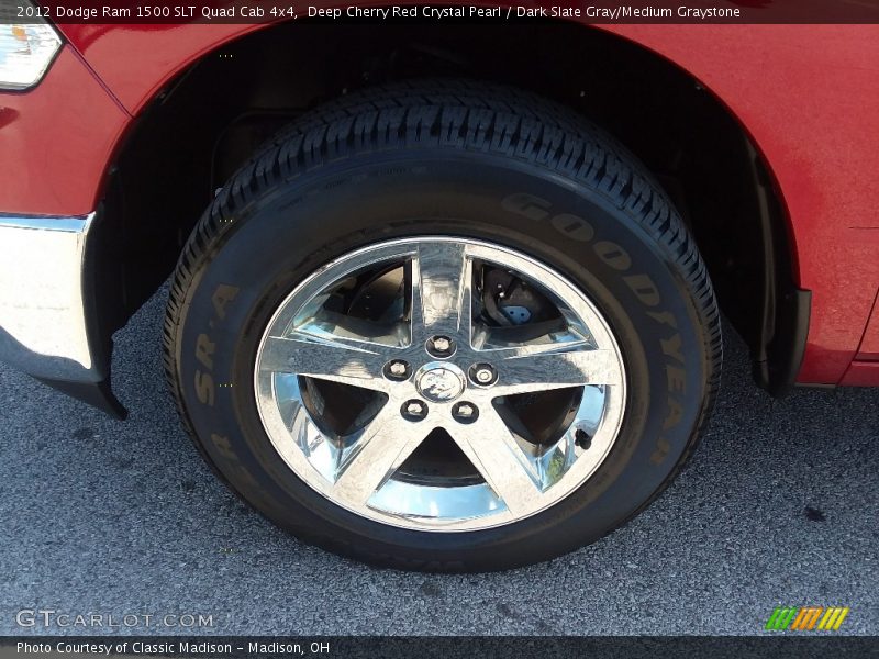 Deep Cherry Red Crystal Pearl / Dark Slate Gray/Medium Graystone 2012 Dodge Ram 1500 SLT Quad Cab 4x4
