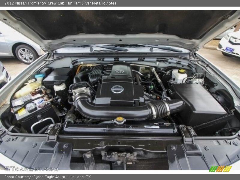 Brilliant Silver Metallic / Steel 2012 Nissan Frontier SV Crew Cab