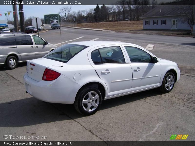 Summit White / Gray 2008 Chevrolet Cobalt LT Sedan