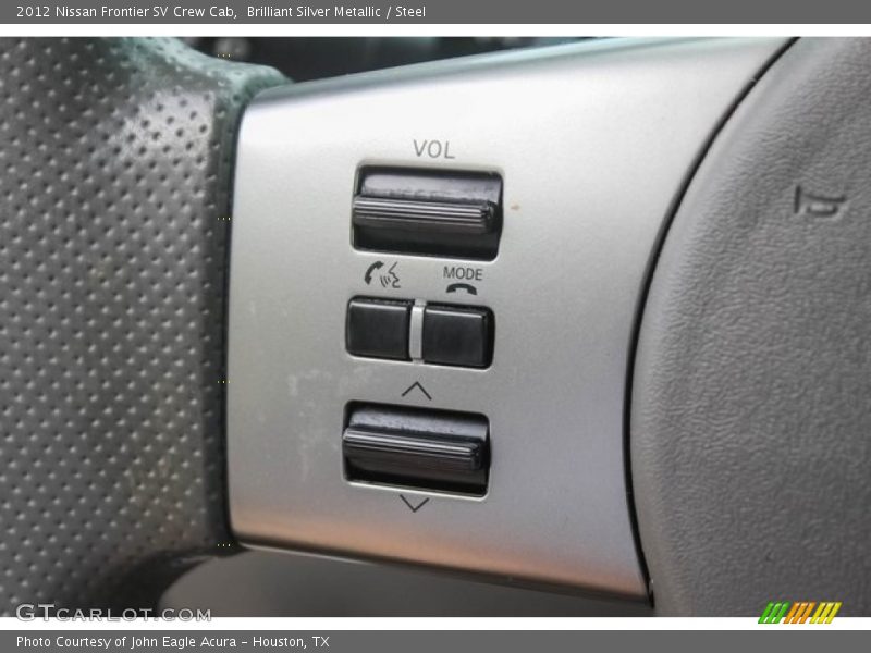 Brilliant Silver Metallic / Steel 2012 Nissan Frontier SV Crew Cab