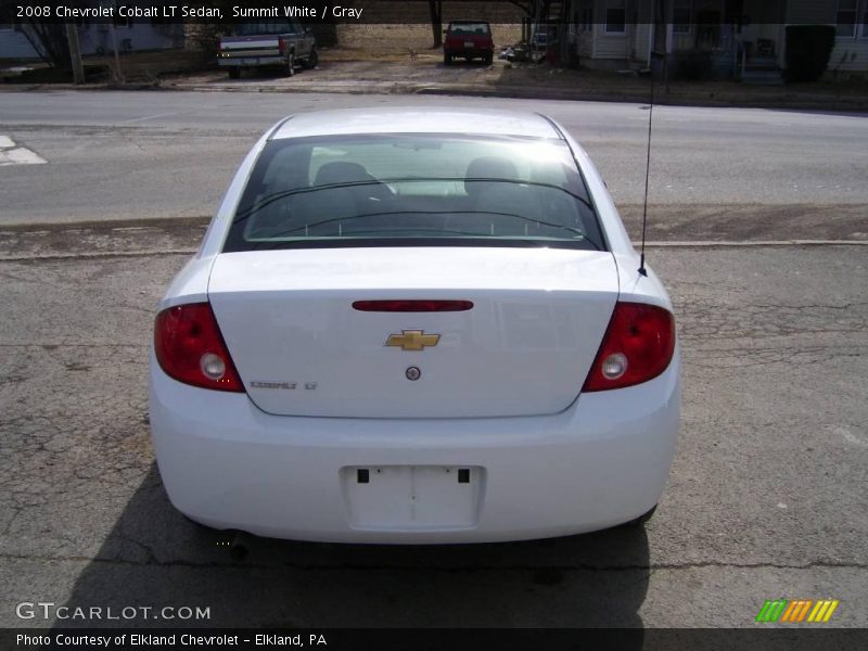 Summit White / Gray 2008 Chevrolet Cobalt LT Sedan