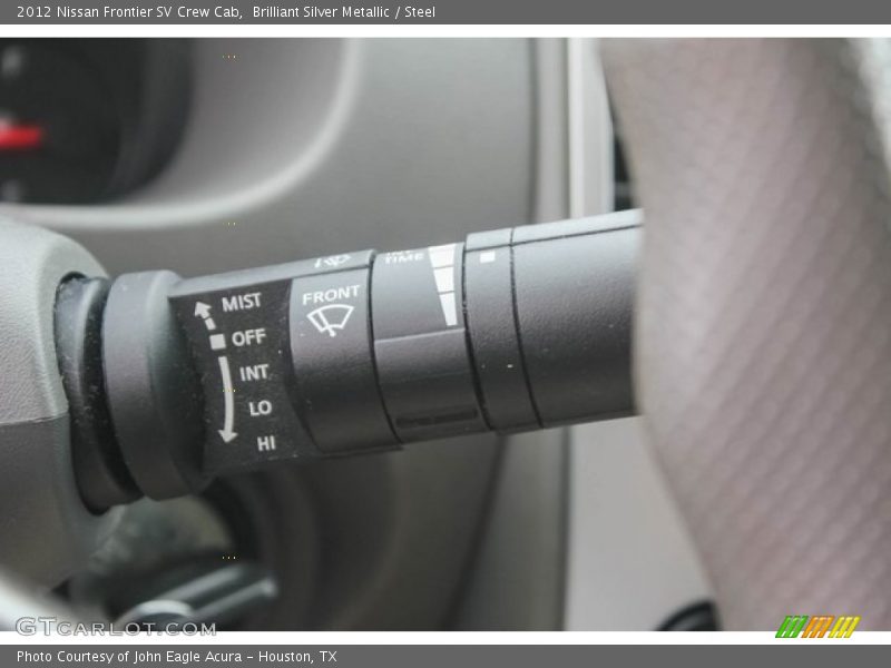 Brilliant Silver Metallic / Steel 2012 Nissan Frontier SV Crew Cab