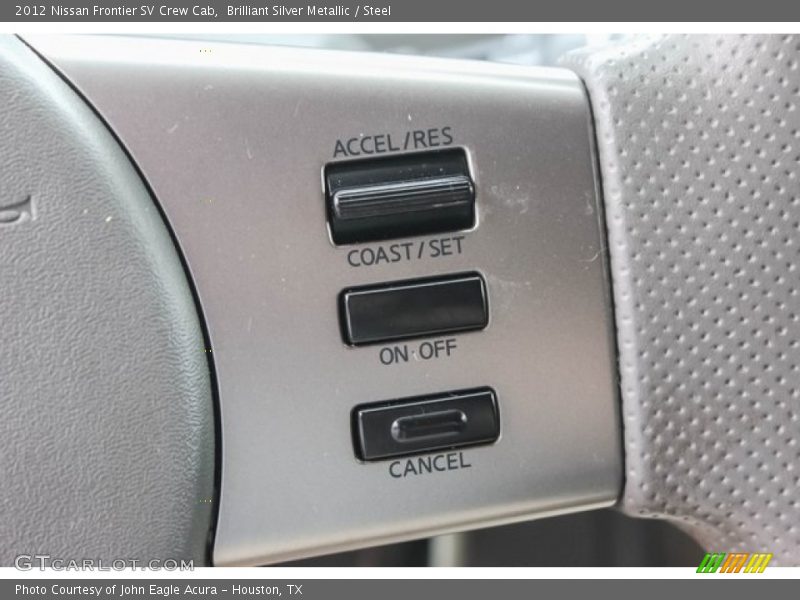 Brilliant Silver Metallic / Steel 2012 Nissan Frontier SV Crew Cab