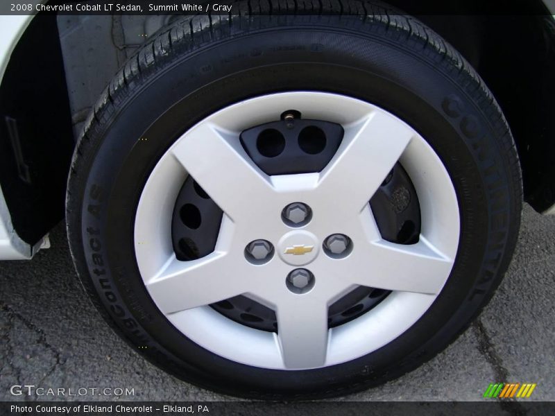 Summit White / Gray 2008 Chevrolet Cobalt LT Sedan