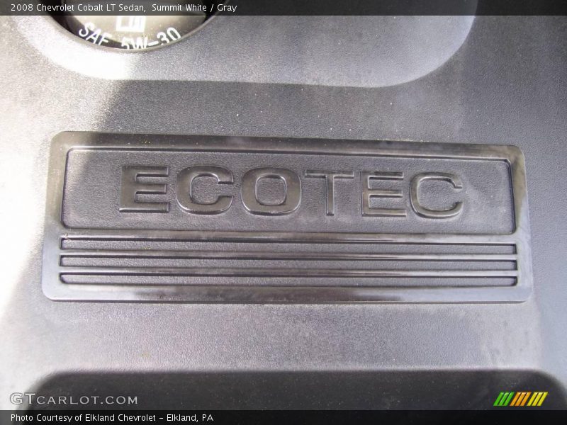 Summit White / Gray 2008 Chevrolet Cobalt LT Sedan
