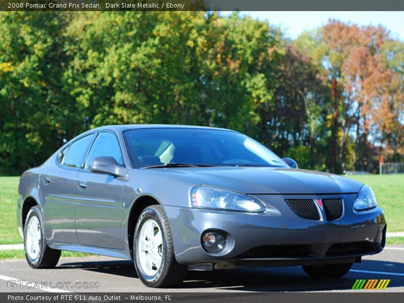 Dark Slate Metallic / Ebony 2008 Pontiac Grand Prix Sedan