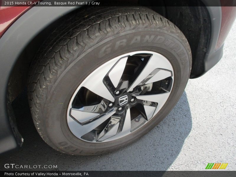 Basque Red Pearl II / Gray 2015 Honda CR-V Touring