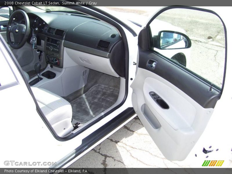 Summit White / Gray 2008 Chevrolet Cobalt LT Sedan