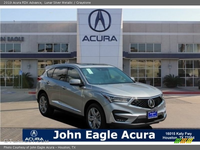 Lunar Silver Metallic / Graystone 2019 Acura RDX Advance