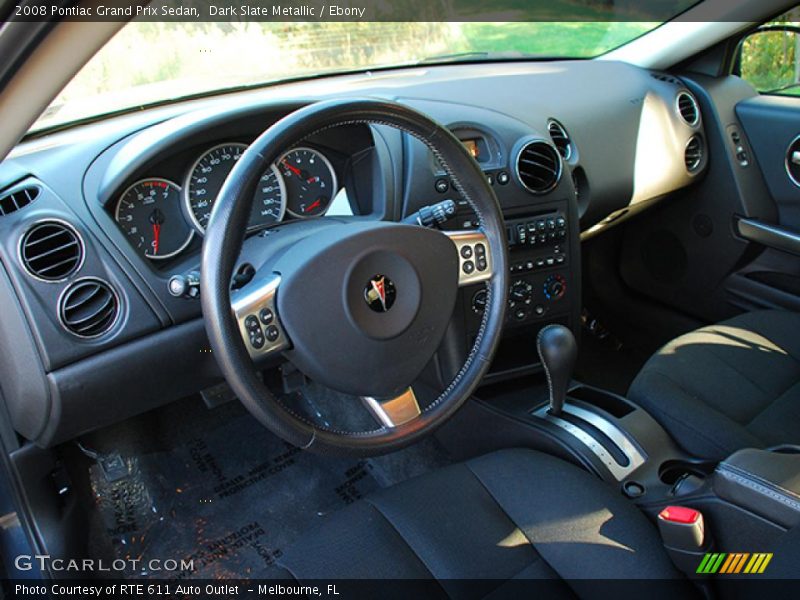 Dark Slate Metallic / Ebony 2008 Pontiac Grand Prix Sedan
