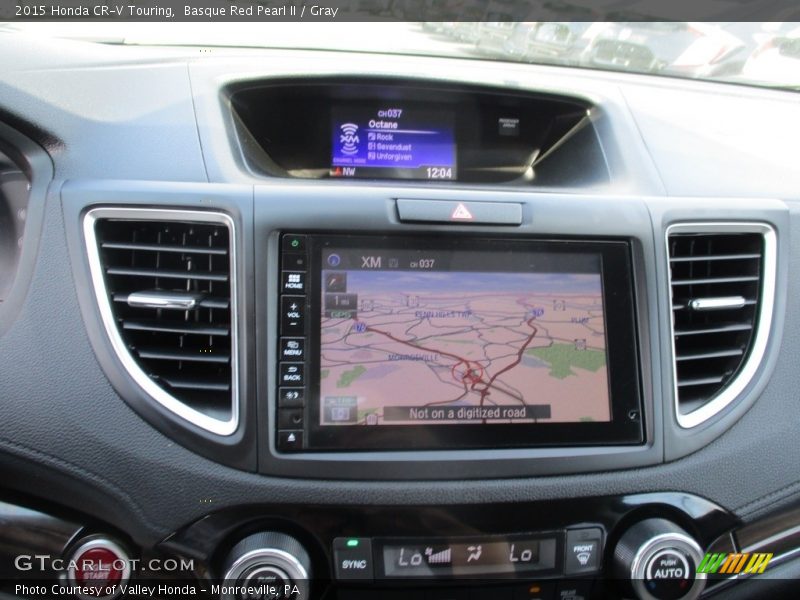 Basque Red Pearl II / Gray 2015 Honda CR-V Touring