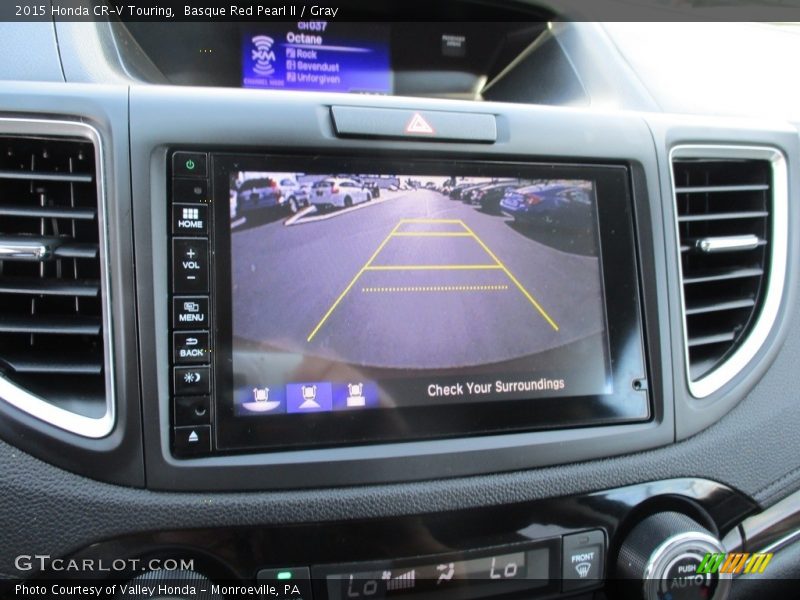Basque Red Pearl II / Gray 2015 Honda CR-V Touring