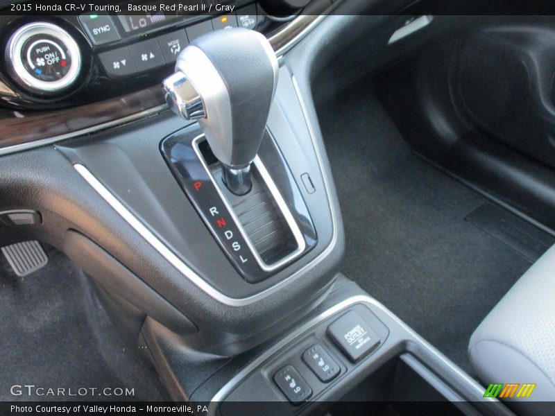 Basque Red Pearl II / Gray 2015 Honda CR-V Touring