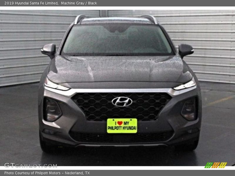 Machine Gray / Black 2019 Hyundai Santa Fe Limited