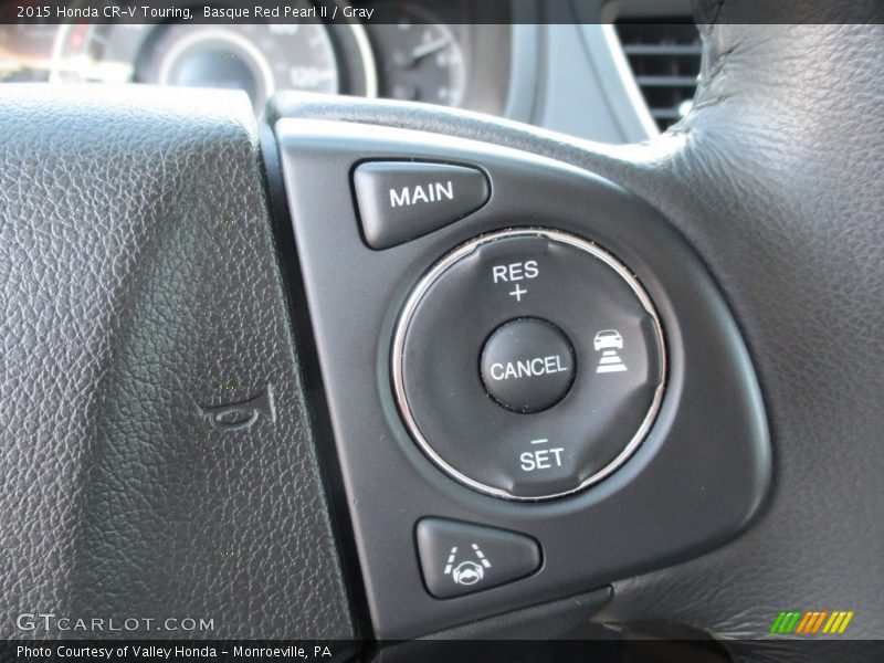 Basque Red Pearl II / Gray 2015 Honda CR-V Touring