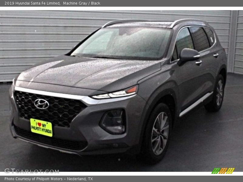 Machine Gray / Black 2019 Hyundai Santa Fe Limited