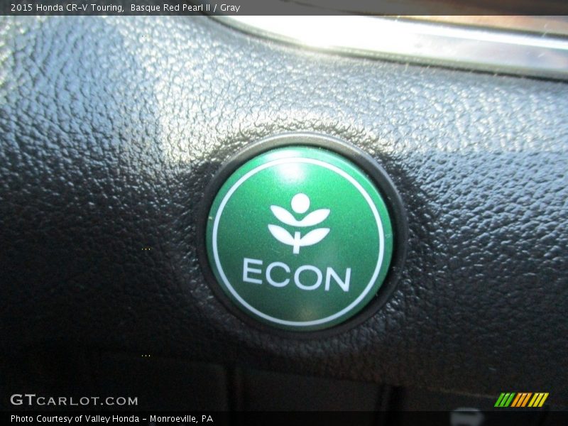 Basque Red Pearl II / Gray 2015 Honda CR-V Touring