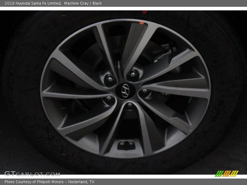 Machine Gray / Black 2019 Hyundai Santa Fe Limited