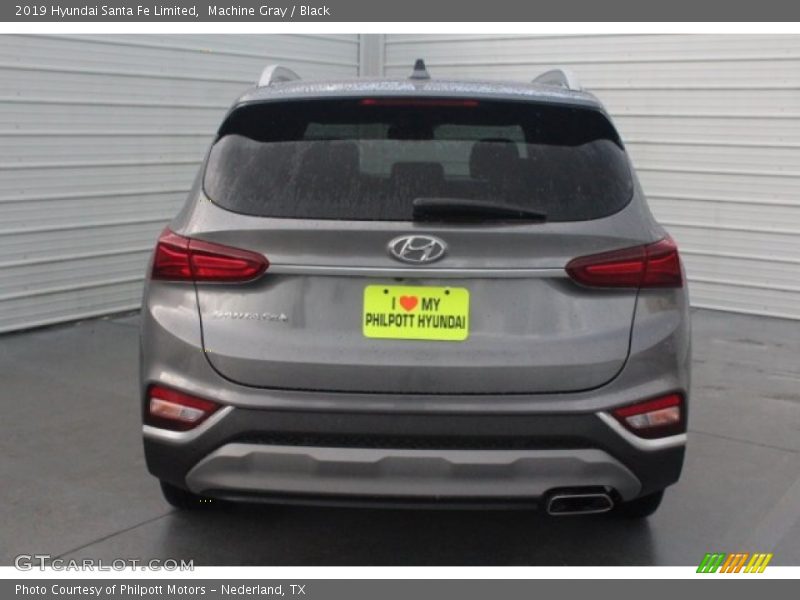 Machine Gray / Black 2019 Hyundai Santa Fe Limited