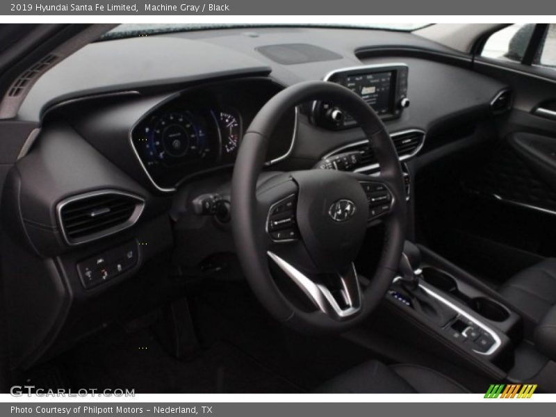 Machine Gray / Black 2019 Hyundai Santa Fe Limited