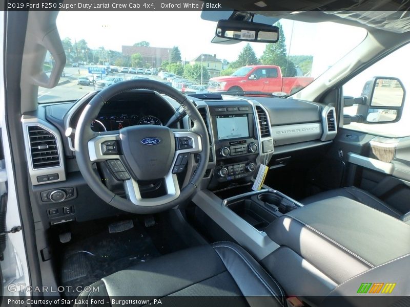  2019 F250 Super Duty Lariat Crew Cab 4x4 Black Interior