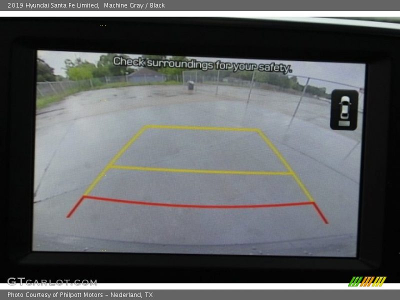 Machine Gray / Black 2019 Hyundai Santa Fe Limited