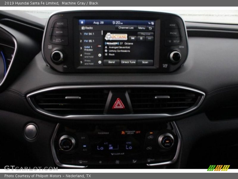 Machine Gray / Black 2019 Hyundai Santa Fe Limited
