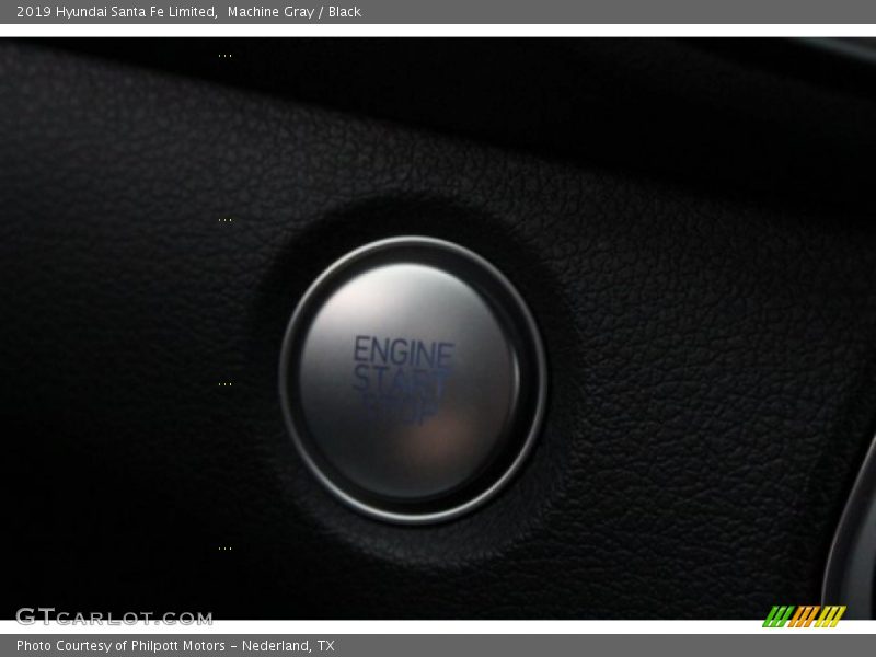 Machine Gray / Black 2019 Hyundai Santa Fe Limited
