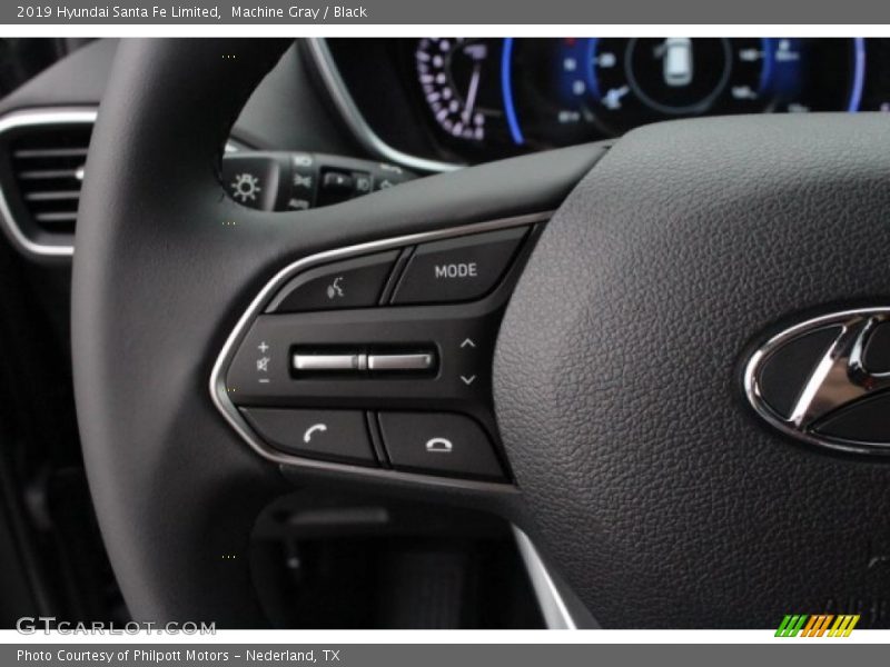 Machine Gray / Black 2019 Hyundai Santa Fe Limited