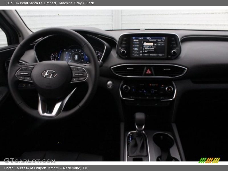 Machine Gray / Black 2019 Hyundai Santa Fe Limited