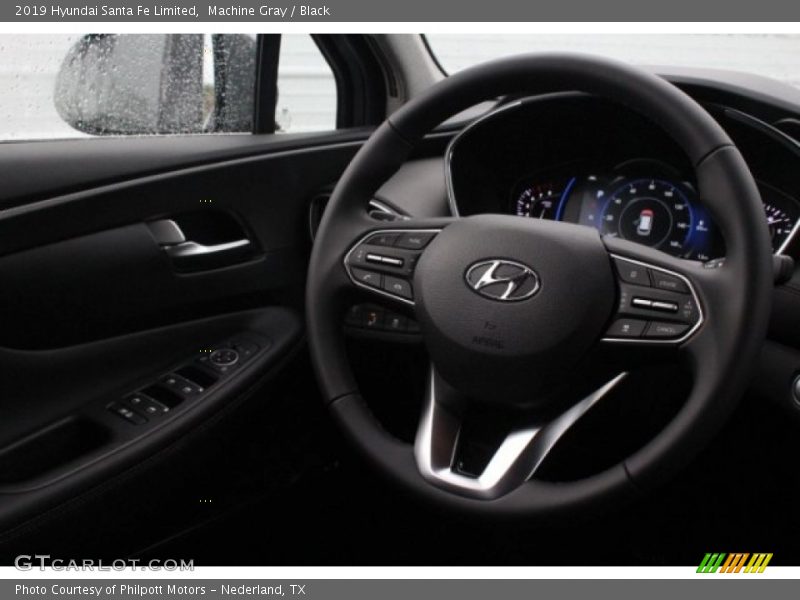 Machine Gray / Black 2019 Hyundai Santa Fe Limited