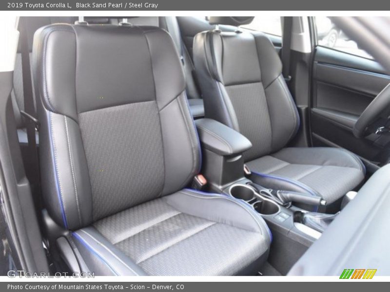Black Sand Pearl / Steel Gray 2019 Toyota Corolla L
