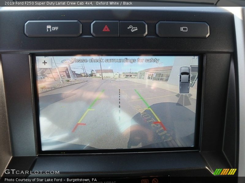 Oxford White / Black 2019 Ford F250 Super Duty Lariat Crew Cab 4x4