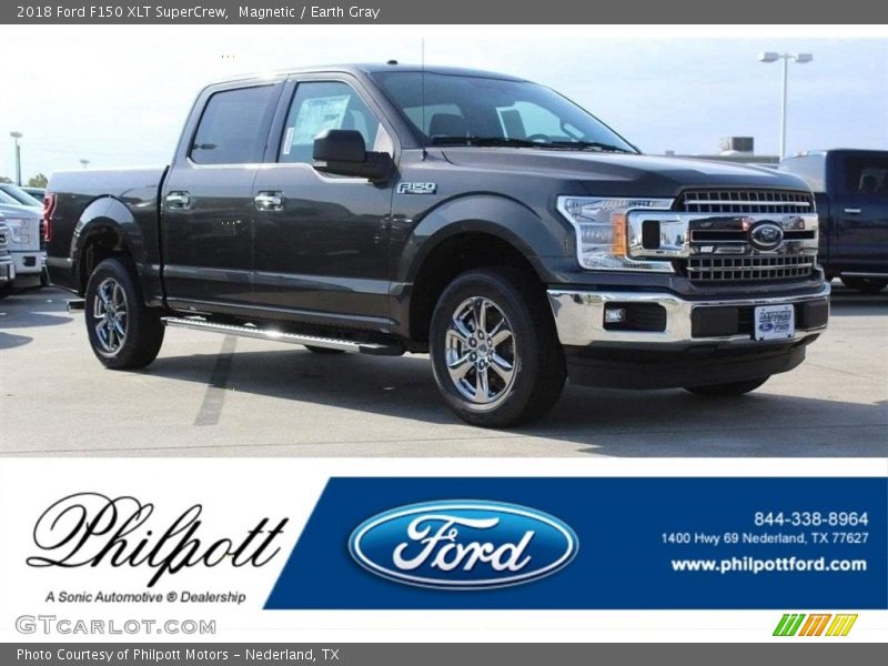 Magnetic / Earth Gray 2018 Ford F150 XLT SuperCrew