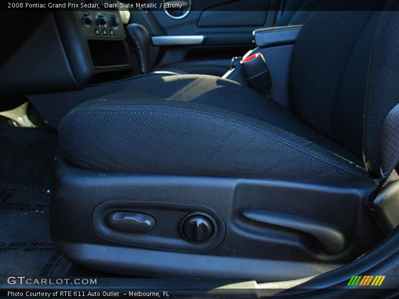 Dark Slate Metallic / Ebony 2008 Pontiac Grand Prix Sedan