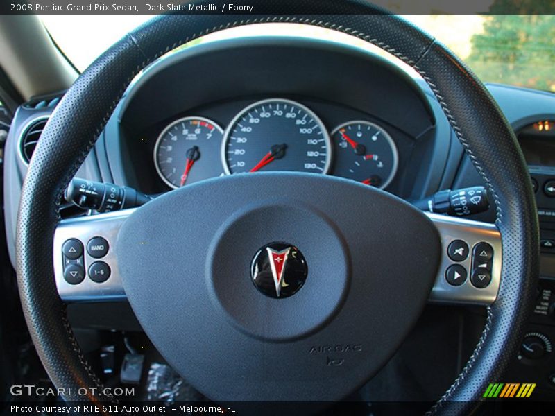 Dark Slate Metallic / Ebony 2008 Pontiac Grand Prix Sedan